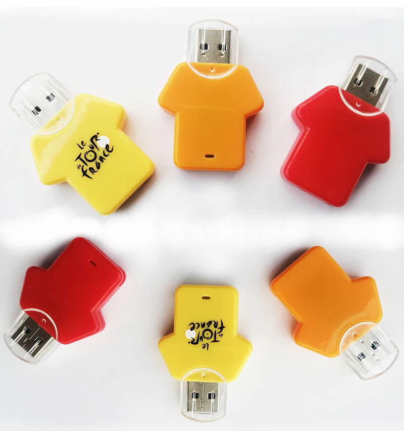 Cute Promotional gift plastic Clothes T-shirt USB Memory Sticks for promotion advertising marketing