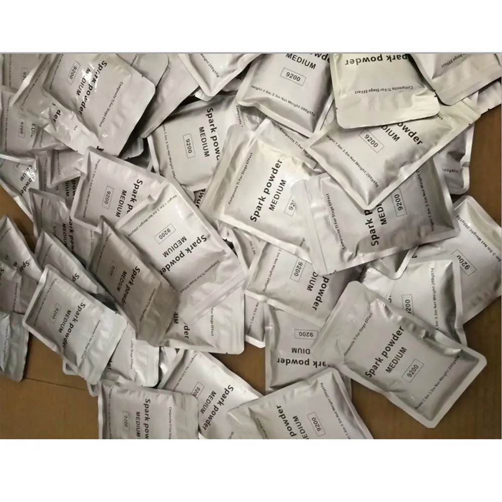 Cold Fireworks Composite Ti Spark Granules Powder Titanium Powder For Fireworks Fountain Machine TI Powder