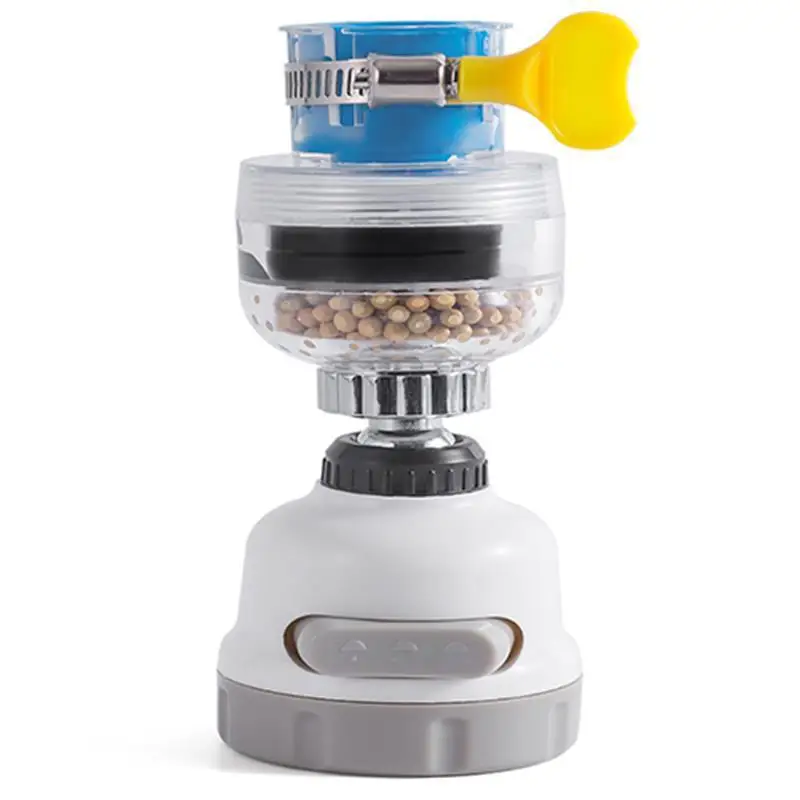 High Pressure Filtered Rain Faucet Mounted Water Filter for Household Kitchen