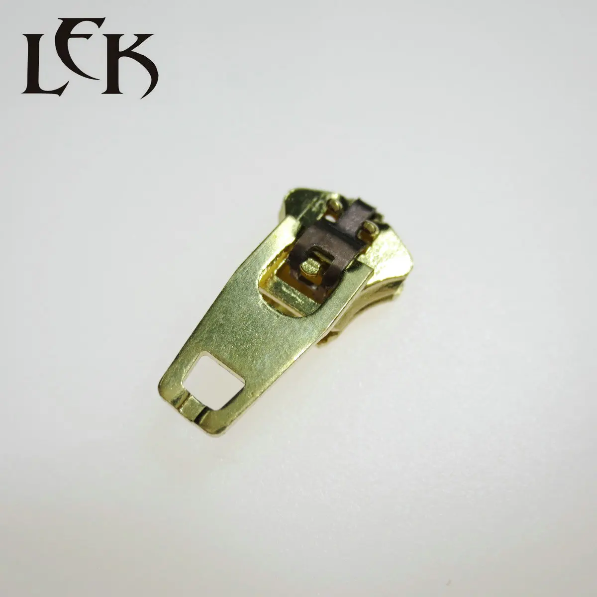 Promotional clothing luggage design accessories brass zipper pull eco-friendly zipper sliders