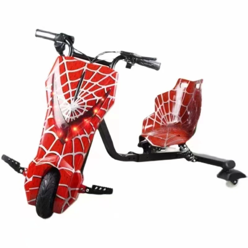 Kids 3 wheels 8 inch size  drifting Electric tricycle Scooter with CE certificate for sale drift trikes 36v powerful motor