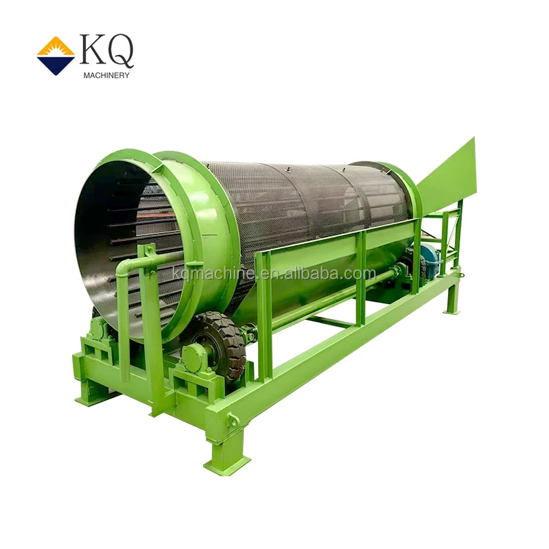 High-end Movable Tumbler Screen Industrial Rotary Tumbler Screening Machine Soil Screening Machine