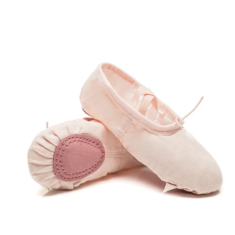 Ballet Shoes Satin Split Sole Flats for Dancing Gymnastic Yoga