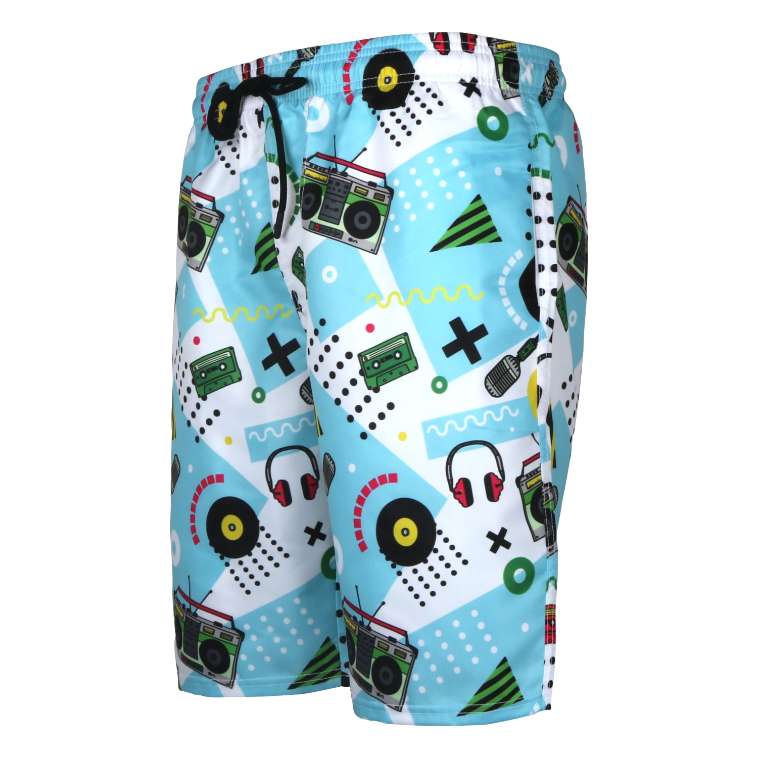 Wholesale Logo Custom Sublimation Made 4 way stretch printed Blank Surf Hurley Men Swim Board Beach Short Trunks Boardshort