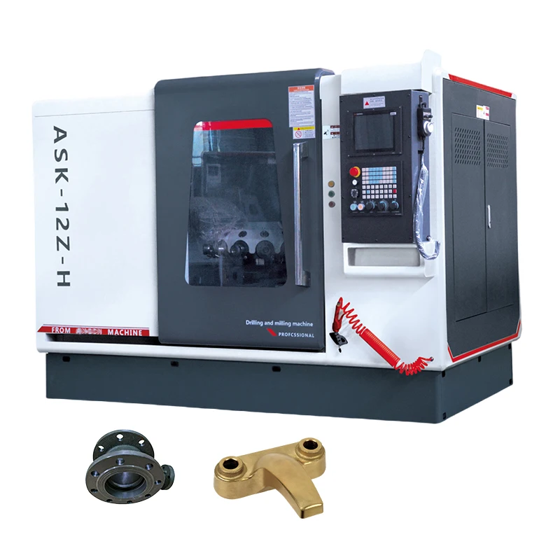 Newest Taiwan SYNTEC Brand Turrnet 12 Spindles Drilling And Milling Machine For Auto Part Valve Faucet