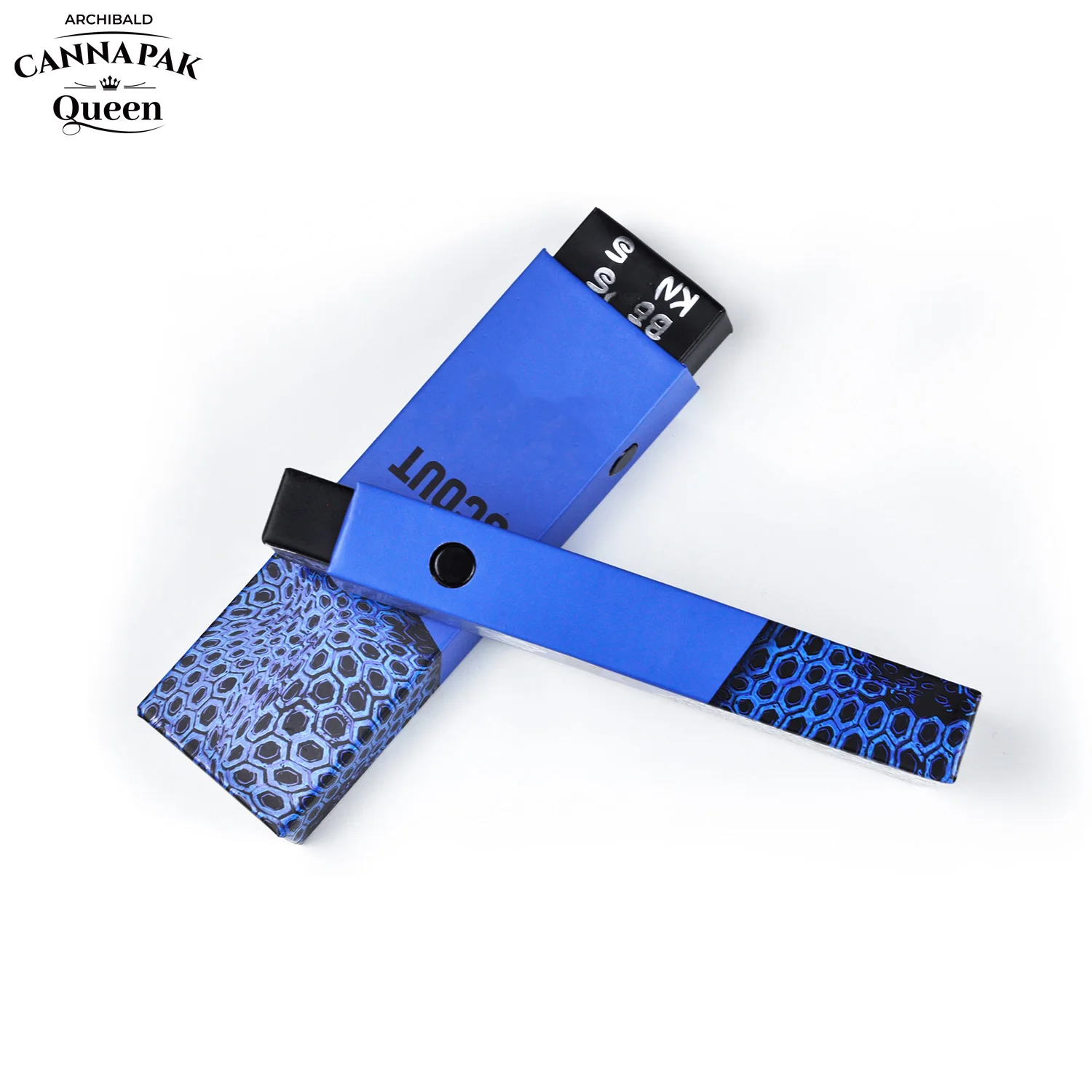 Odor Diffusion Prevention Wholesale Paper Box Luxury Rigid Case Supplier Kraft Corrugated Boxes 5 Packs Display Box For Pre Roll