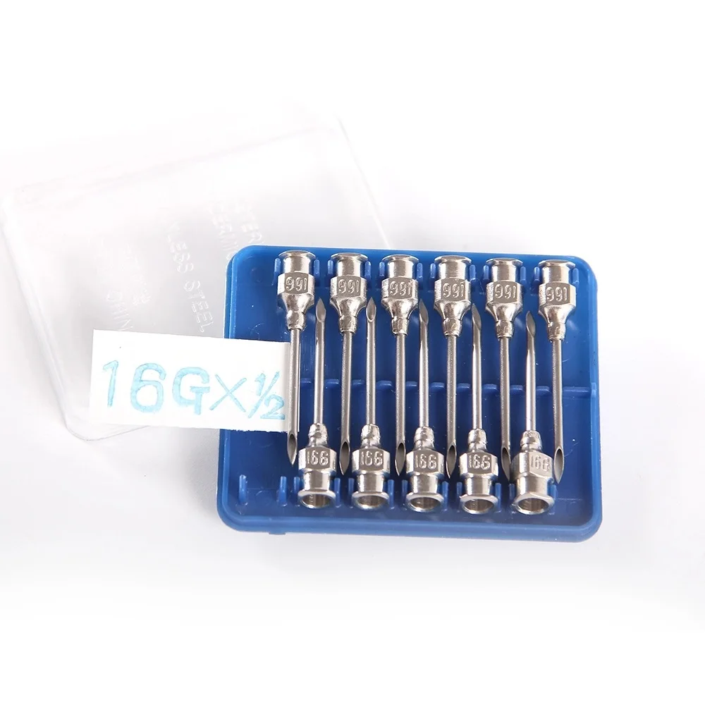 Ветеринарный шприц игла для вакцины животных домашней птицы из нержавеющей стали 304