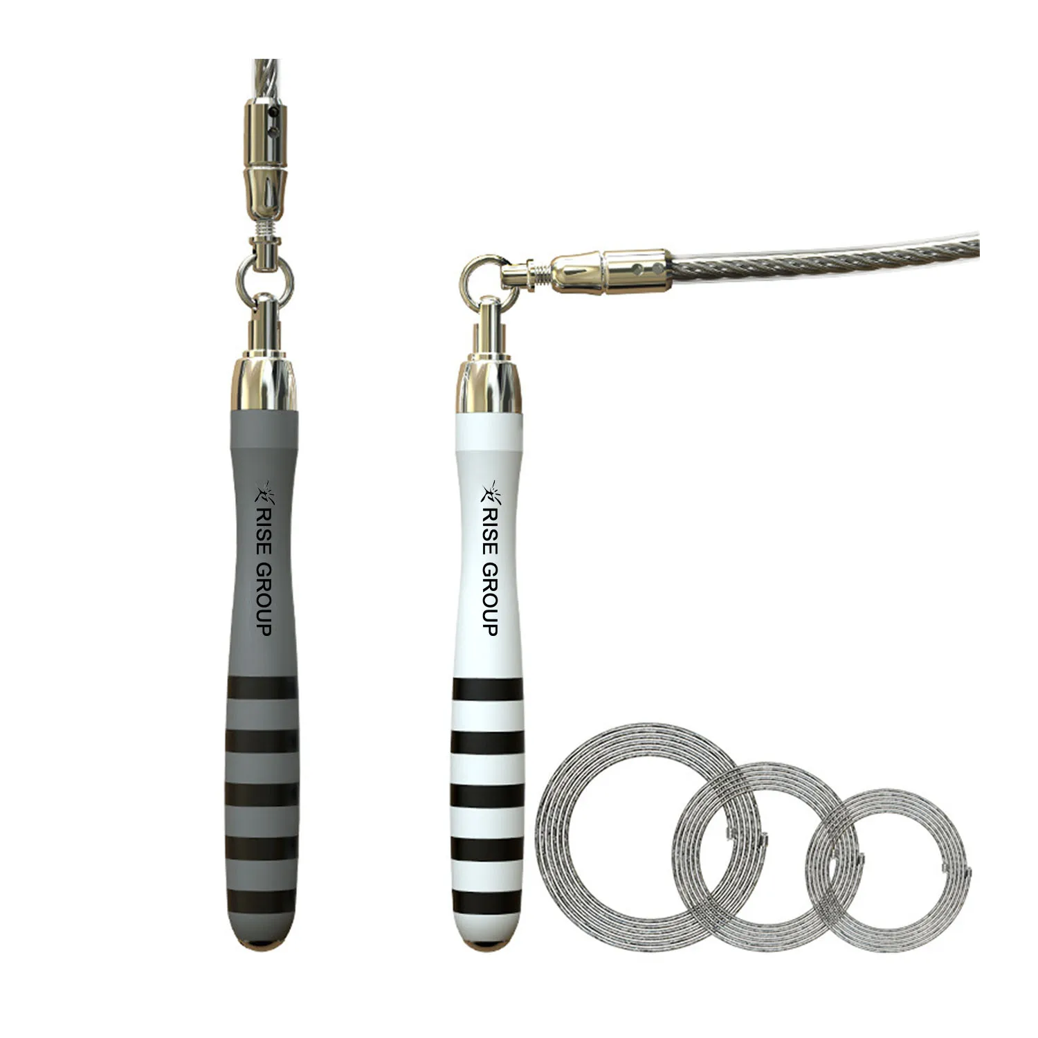 2024 New Custom Logo Deluxe High Speed Jump Rope Professional Heavy Speed Weighted Pu Jump Rope Aluminum For Women Or Men