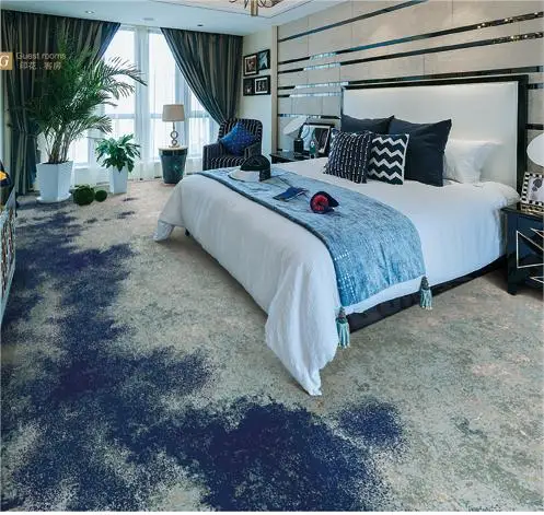 Nylon Printing Carpet 100% Polypropylene wall to wall Indoor Carpet for  Commercial office