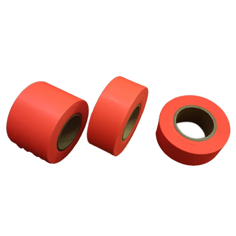 Custom logo glow in dark letters fluorescent tie laser pe pvc warning tape