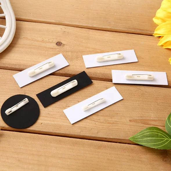 Custom Size Acrylic Name Badge  With Pin From