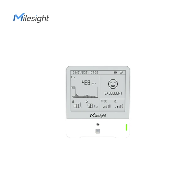 Milesight AM307 LoRaWAN Sensor TVOC Monitoring Temperature data logger