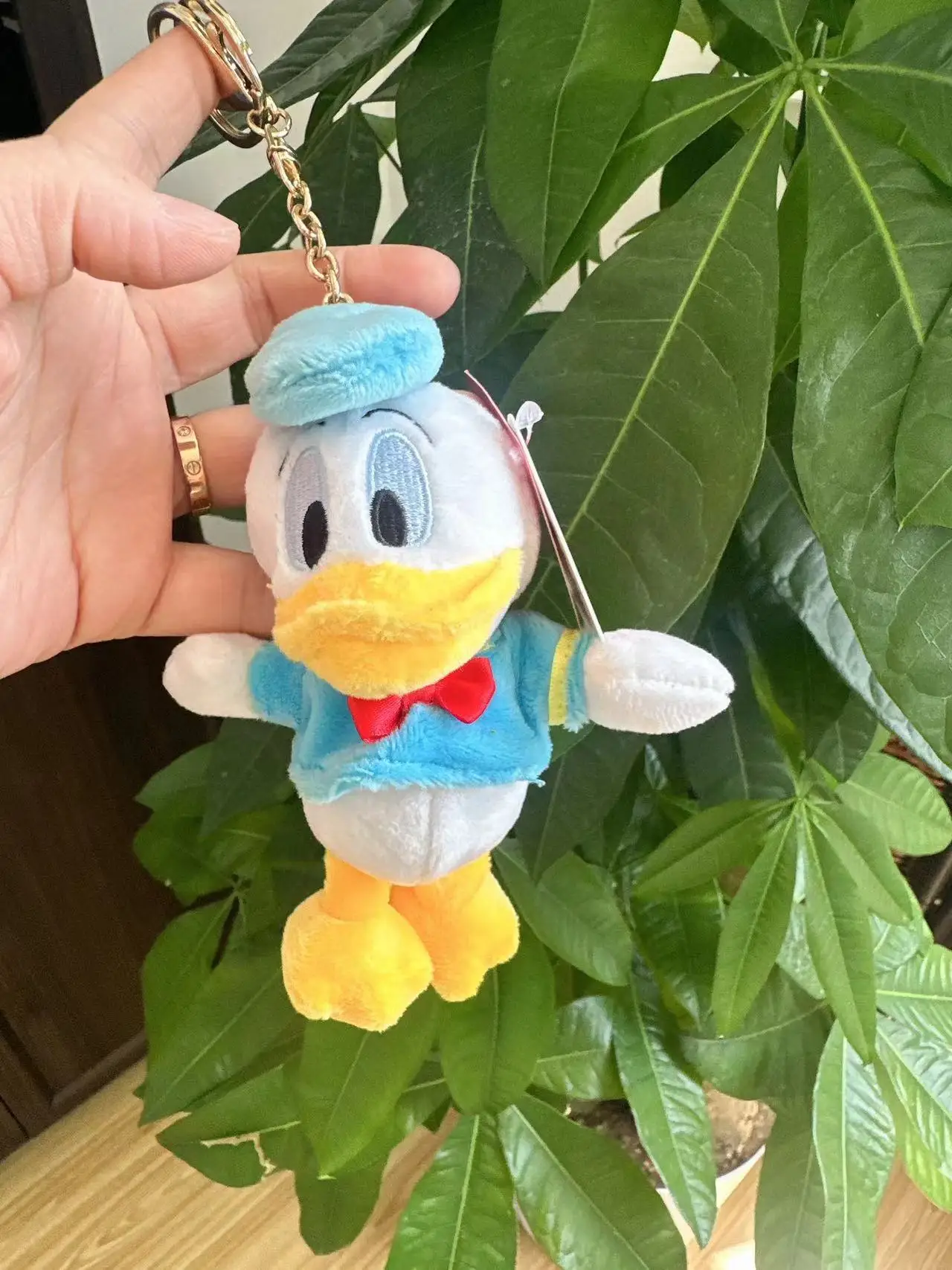 Allogogo Mouse Plush Keychain Toys Kawaii Anime Minnie Mouse Bags Pendant Stuffed Plush Dolls for Kids Birthday Gift