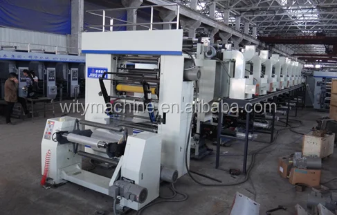 1-8 Color Auto Register High Speed Roto Gravure Printing Machine for Plastic or Paper Printing