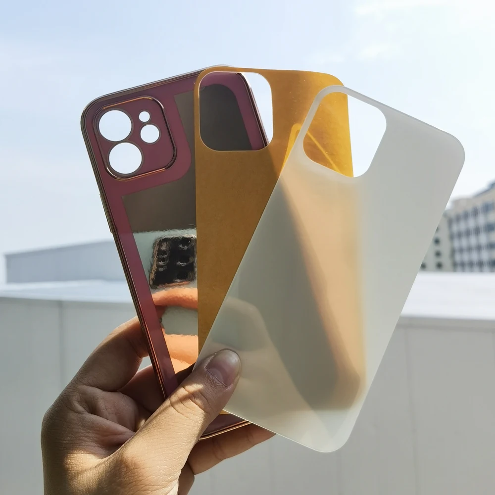 Чехол для телефона с гальваническим покрытием Макарон ярких цветов 6D, Сублимационное стекло, чехол для IPhone 12/12 pro max