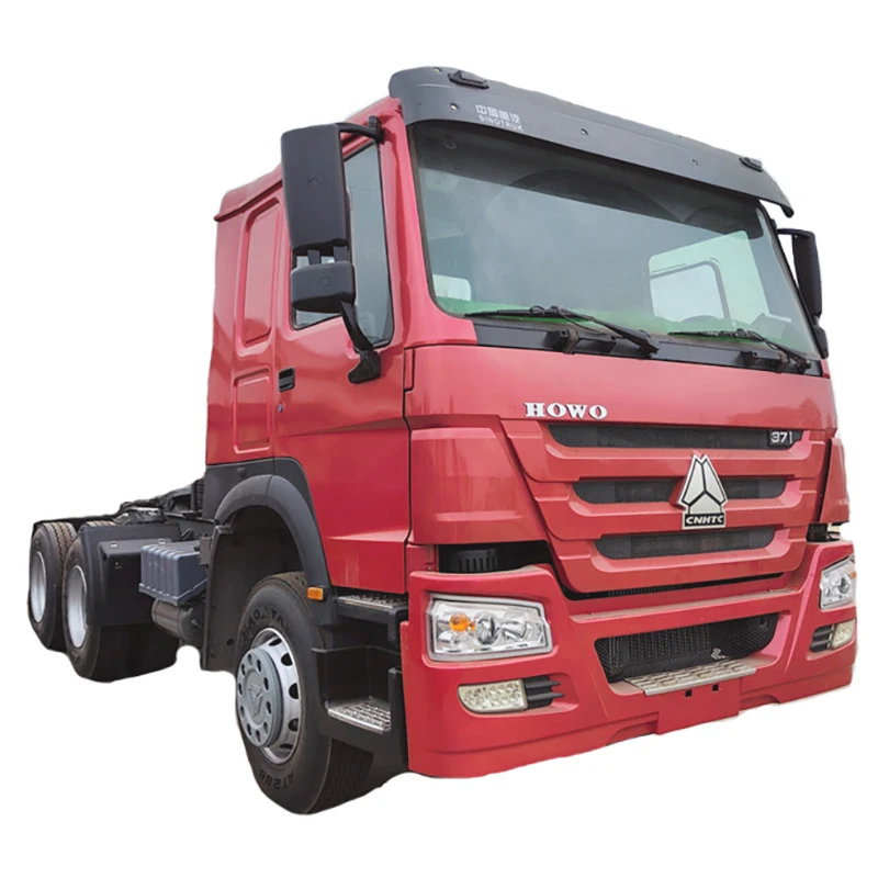 Secondhand Mechanical Fuel Injection Sinotruk Howo A7 371hp Left Hand Drive Tractor Truck Head With Low Price