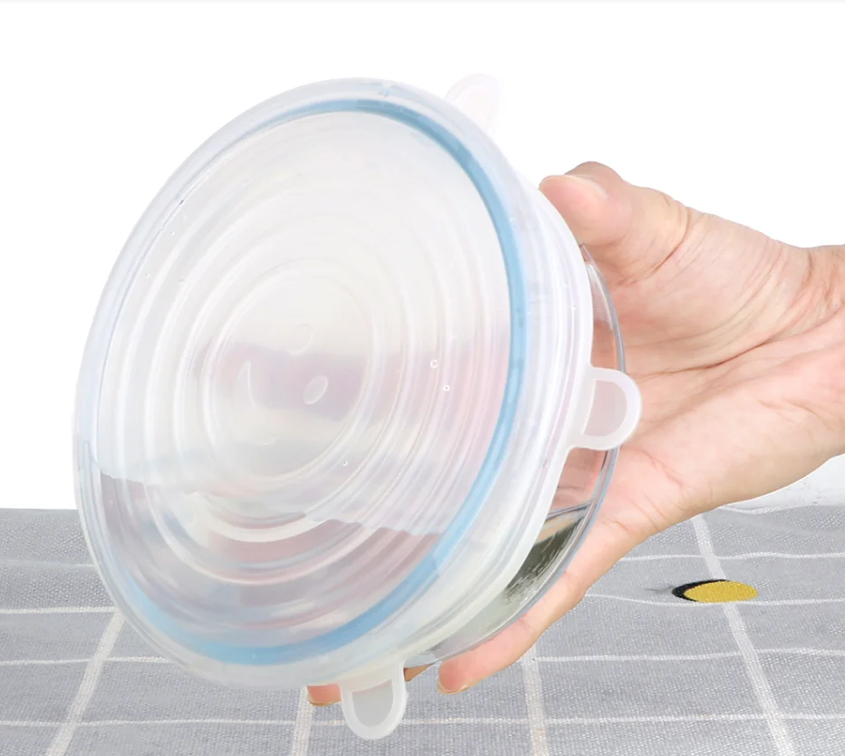 Silicone Lids Food Fresh-Keeping Covers Preservation Super 6 Flexible Bowl Of Fashion