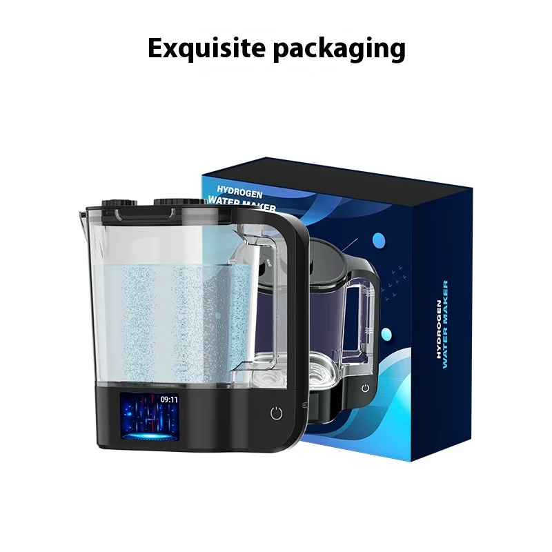 2L Hydrogen Water Pitcher Maker utilizing SPE and PEM technology, equipped with high-frequency hydrogen-rich kettle