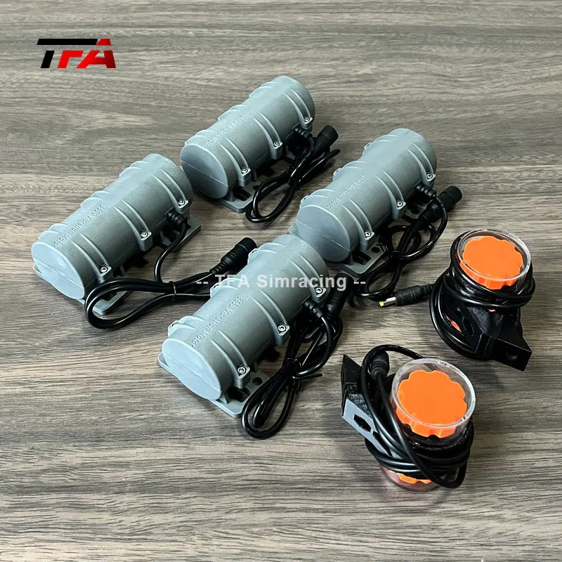 Factory Dynamic Sim Racing Seat Vibration Kit Simulates Engine Vibration for 4/6 axis G-Force Sim Aluminum Cockpit
