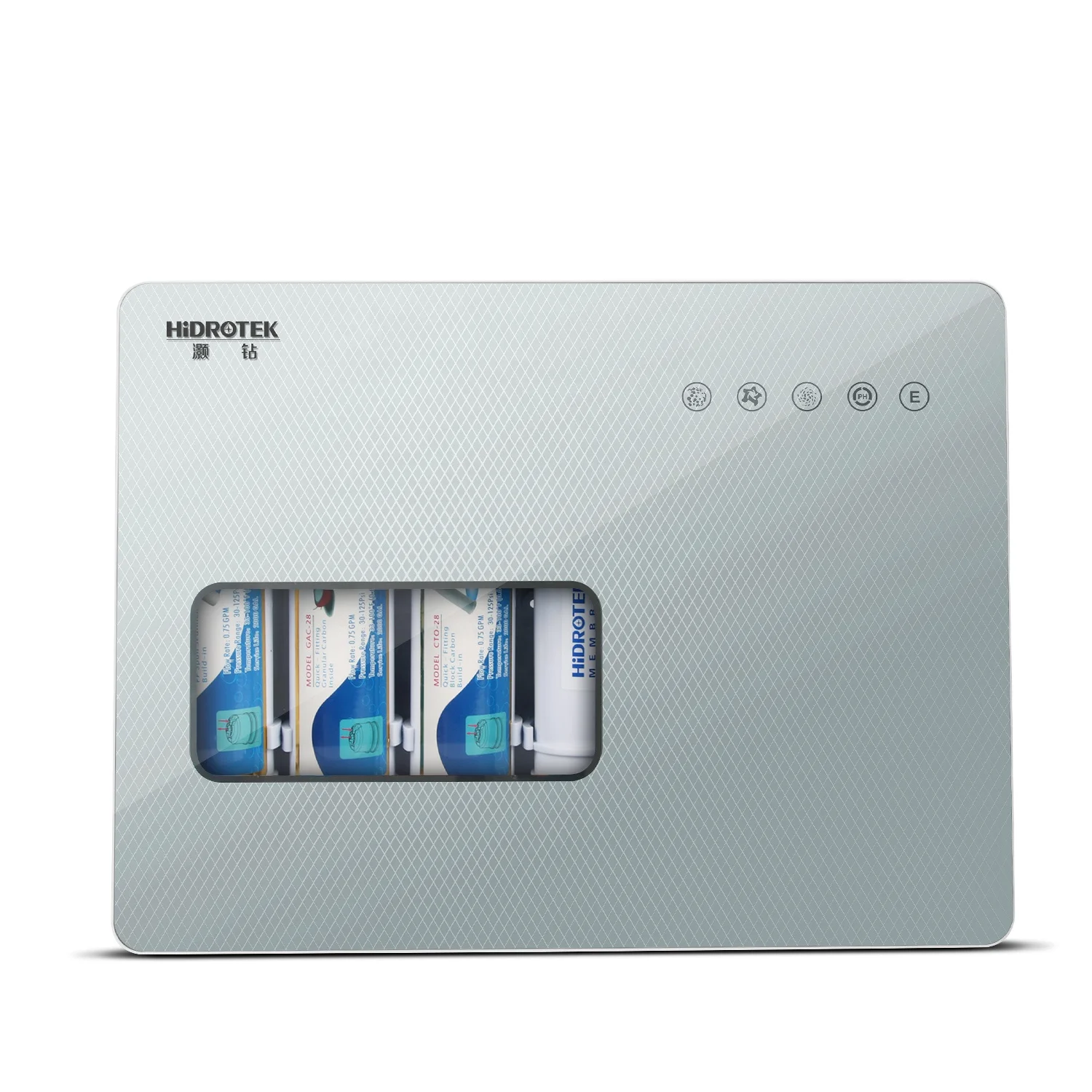 
 ГИДРОТЕК настенная домашняя система подачи воды обратного осмоса с 5-ти ступенчатый фильтр с внедренным объектом  