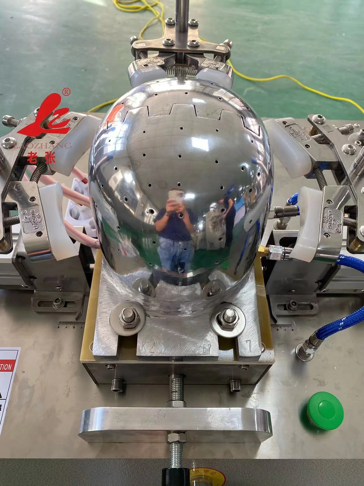 Wholesale Price Double-heads Automatic Baseball Cap Ironing Machine with Inner Boiler