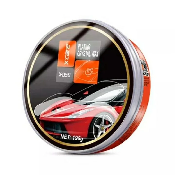 Crystal Polish Solid Wax with Upgrade Formula for Car Paint Shining and Protection 195g