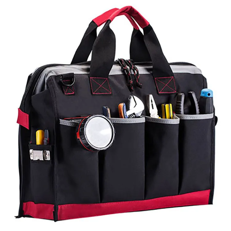 Factory Custom Adjustable Shoulder Strap Tool Bag for Electrician