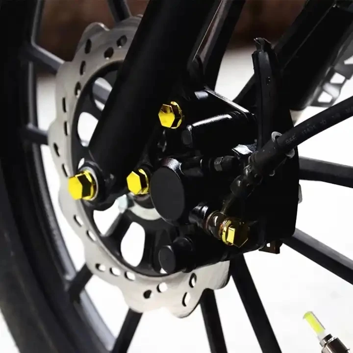 30 Pcs/set Motorcycle Screw Nut Bolt Cap Cover Chrome Plating Plastic Nut Bolt Screw Decoration