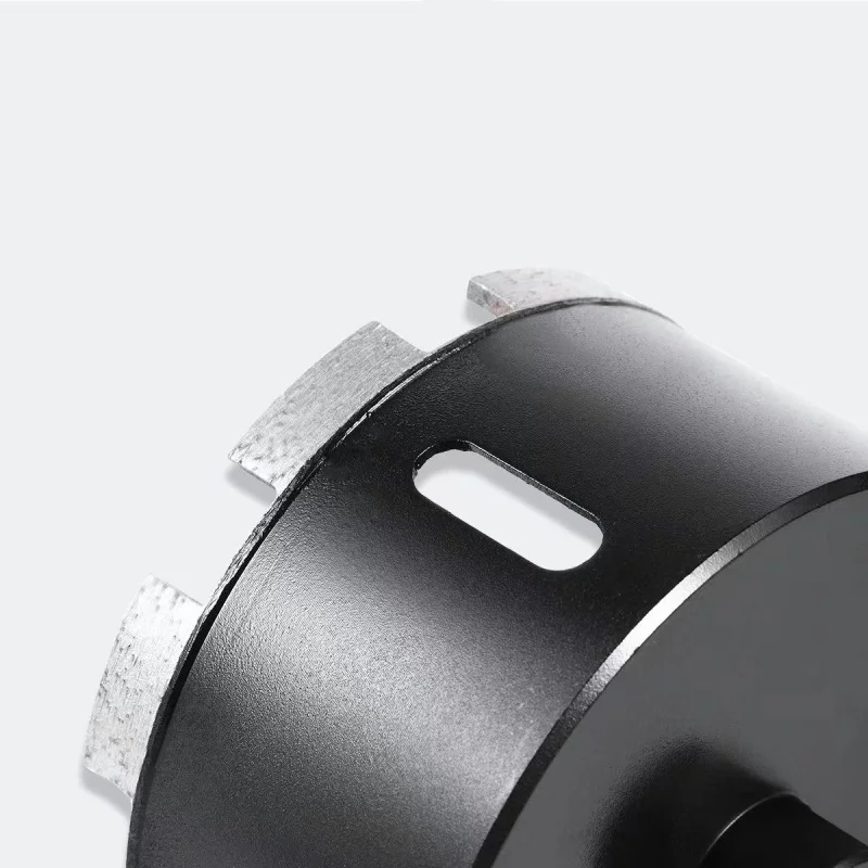 Stone reinforced concrete drill with sintered granite brazed diamond hollow bit