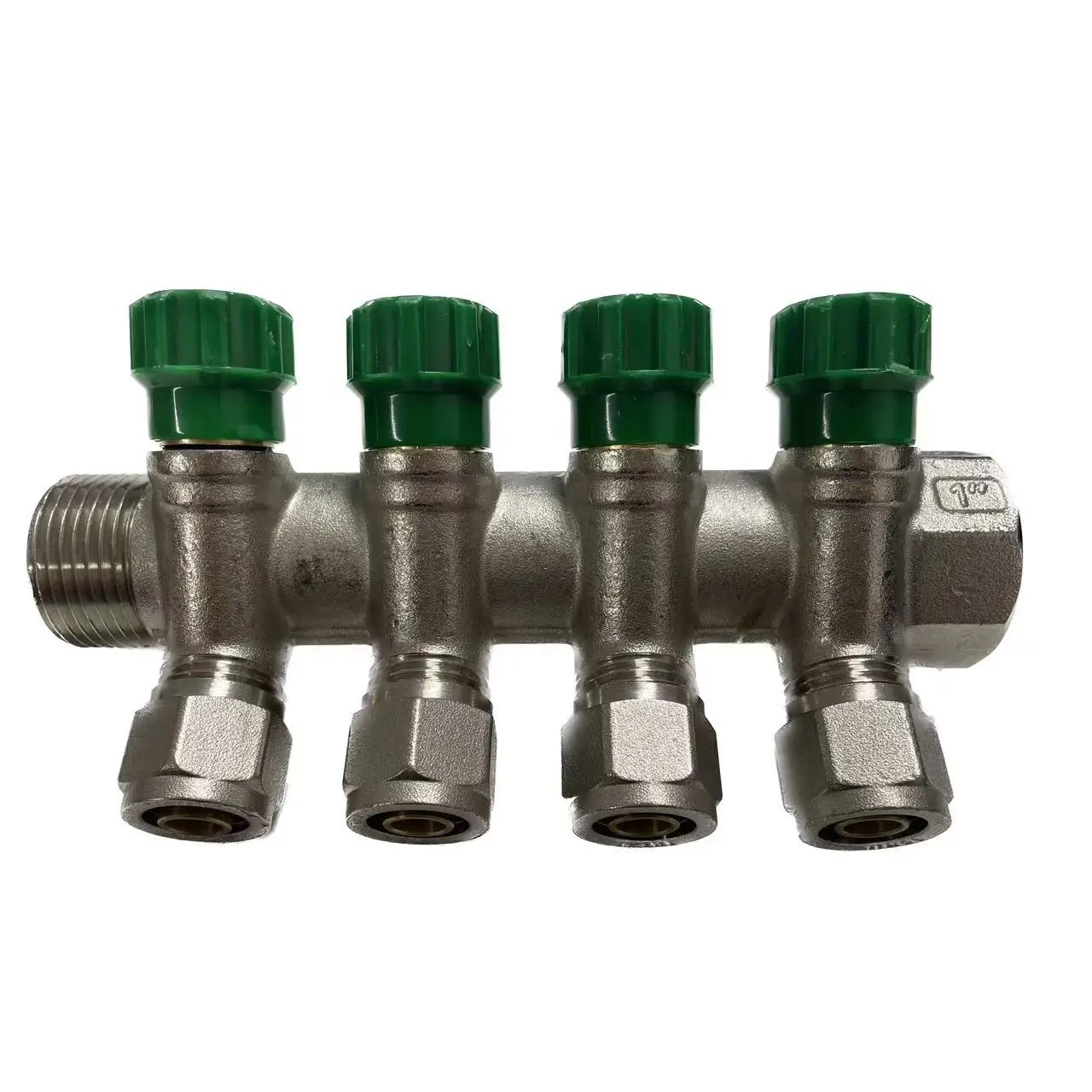 Customized OEM ODM high quality water seperated brass fittings 2-6ways manifold for pex fitting heating floor copper MANIFOLD