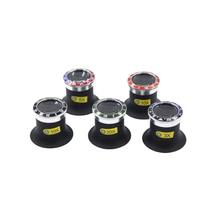 Watch Repair Tools 3X/5X/10X/20X Portable magnifying glass Jewelry watch repair professional small magnifying glass