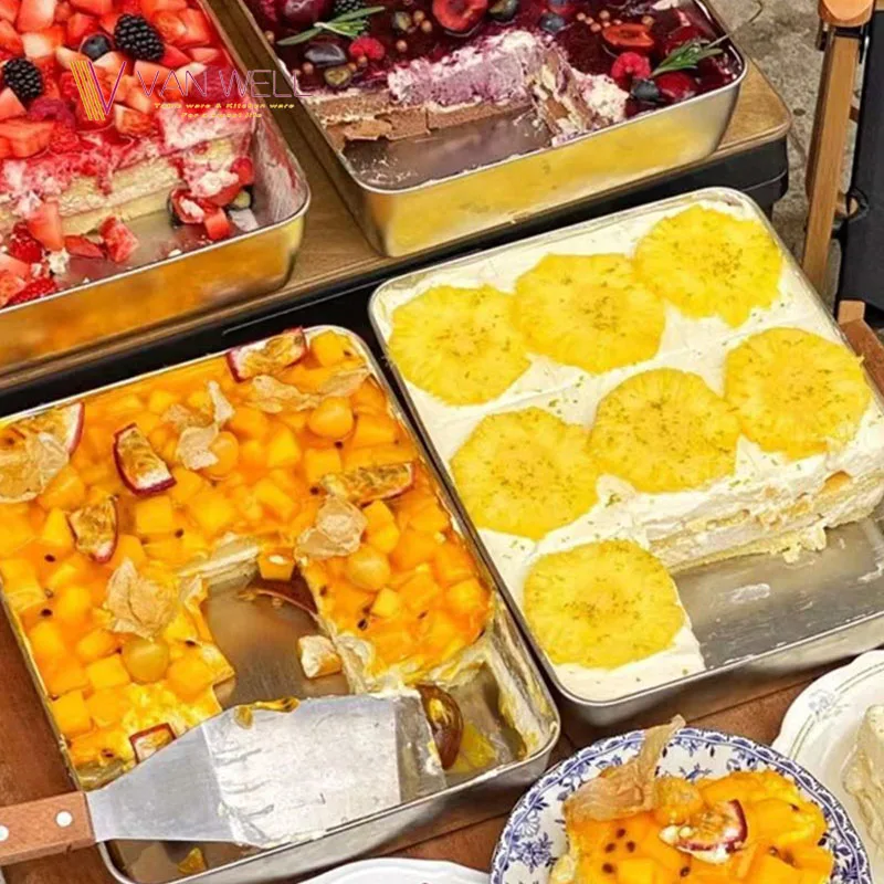 Stainless Steel Spatula Kitchen Spatula Baking Cake BBQ Spatula Kitchenware