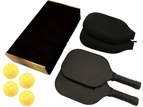 Professional Custom Head Quality Nylon Mesh USAPA Approved Graphite Carbon Fiber Pickle Ball Paddle