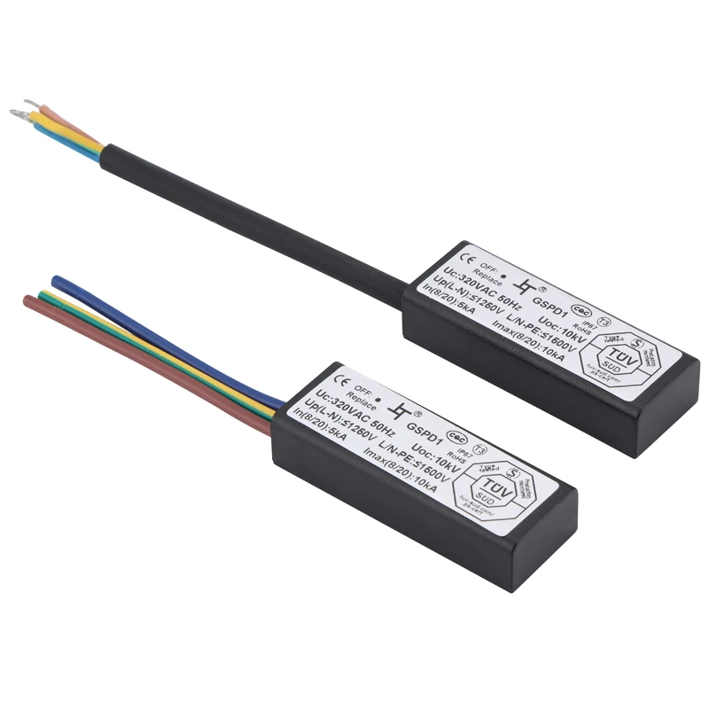 10KA 20kA Led Protector Surge Protector Device 10kV 20kV Outdoor LED Street Lighting SPD Surge Protector