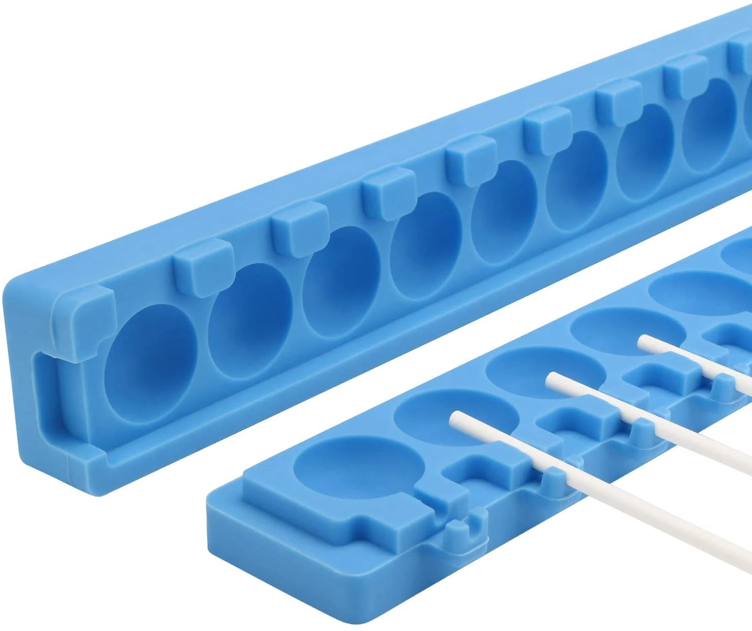 Homesun A190 10 holes Sphere Sucker Lollipop Molds Lollipop Starry Sky Baking Silicone Mold Chocolate Cartoon For Stick Candy