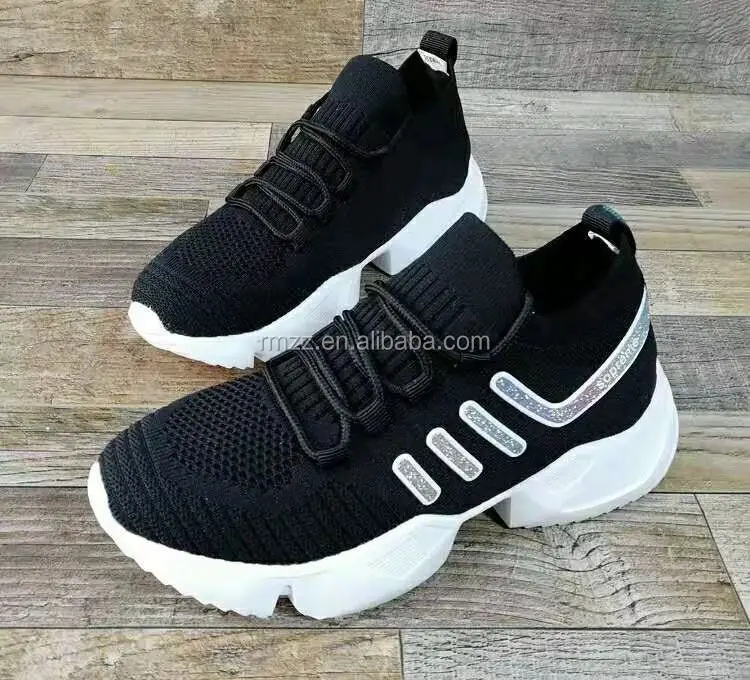Sport Knit Knitting Sock 3d Elastic Woven Flying Weaving Fabric Shoe Upper