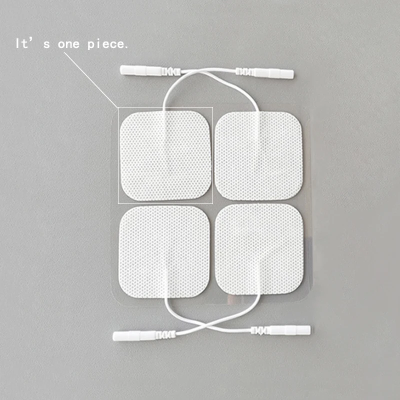 PIN Re-use electrode non woven customized electrode Pigtail Tens Massagers Machine Electronic self adhesive ECG electrode pads