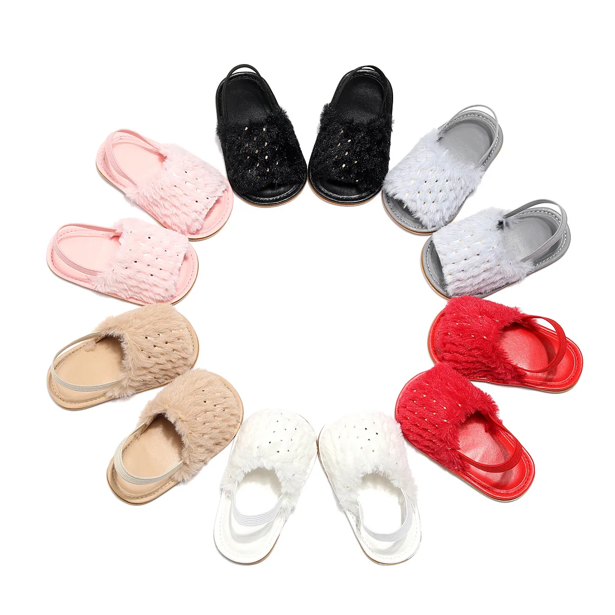2022 baby sandals new arrivals summer baby girl 2year beige boutique fur sandals babies shoes and sandals children