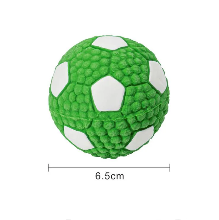 Football Food Ball Dog Lovely Latex Toys Pet  Chewing ball sound dog playing Toys