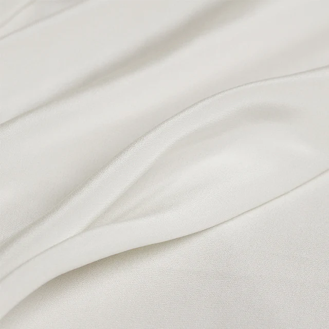 Оптовая продажа, фабричная хорошая цена, 100% Шелковая крепдешиновая ткань, чистый шелк