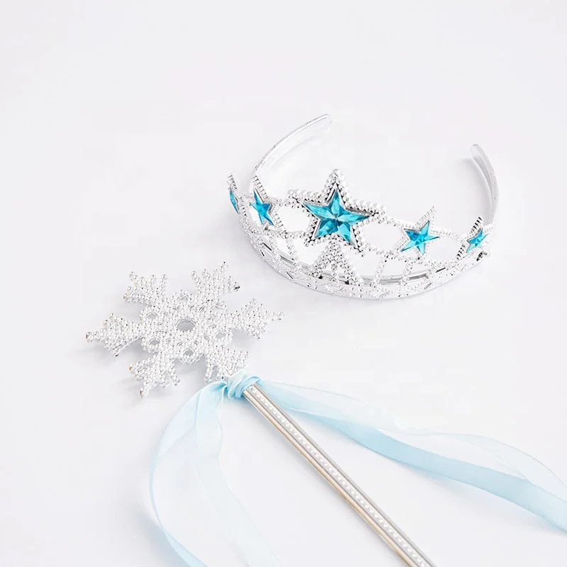 Kids crowns and tiaras party birthday gift set children crown & headpieces pretend play princess crown for girls