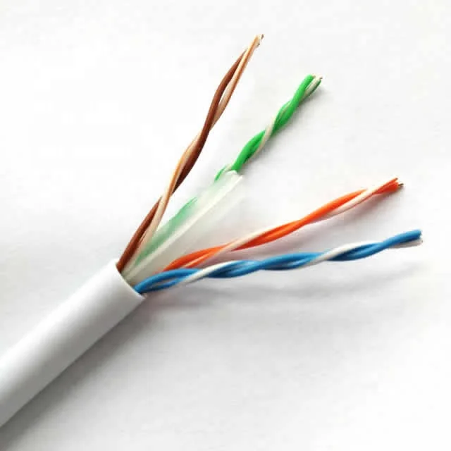 Professional fluke test passed 1000ft 23AWG 4pair utp cable cat6 ethernet network cable
