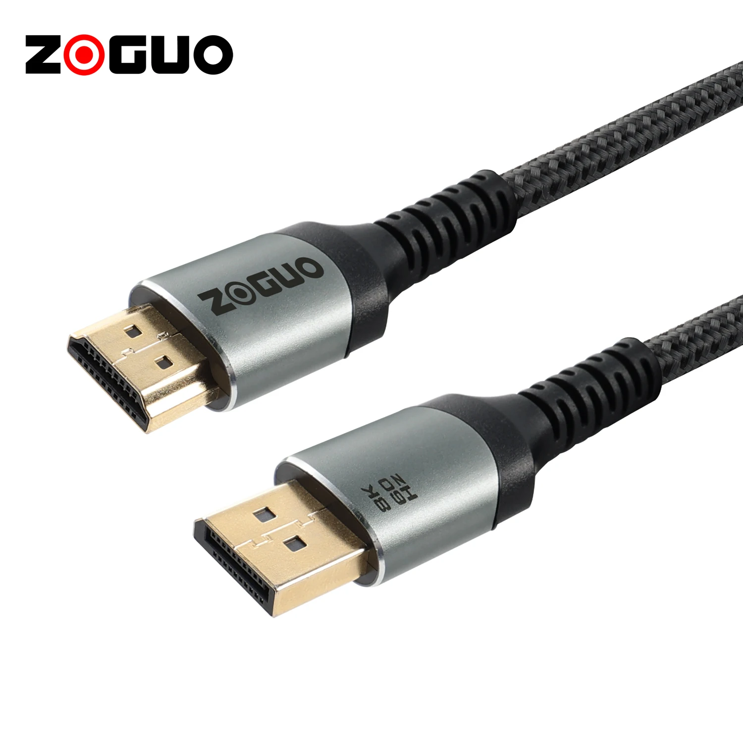 Серебристый Кабель Hdmi К Dp 8K кабель 2 1 HD 48 Гбит/с Новое поступление поддержка HDR