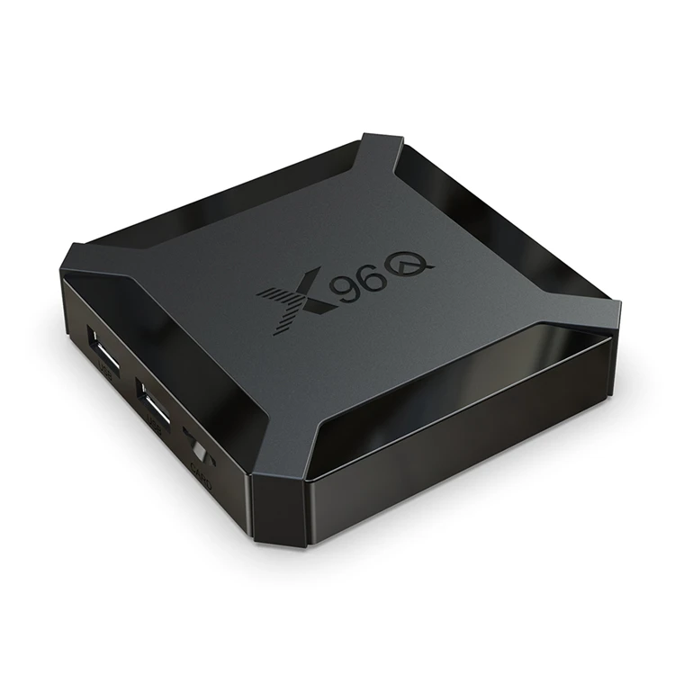 2024 Tv Box Android 10 X96Q Allwinner H313 with Remote Control Quad Core 2.4G Wifi 4k 2GB 16GB smart tv android box Set-Top Box