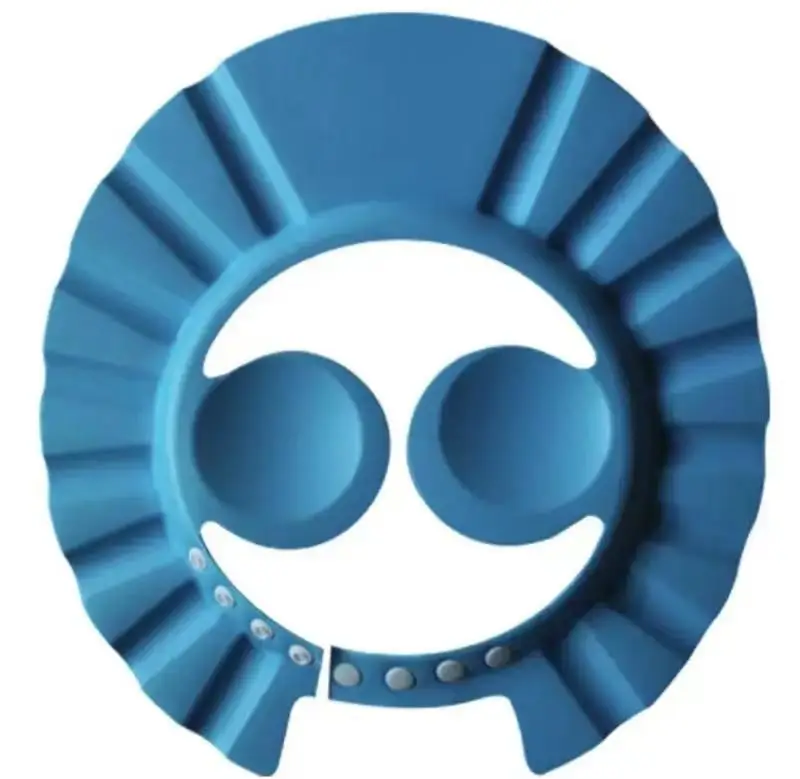 EVA Adjustable Bath Caps Thicken Soft Visor Hat Shower Cap With Ear Protector Baby Shower Cap