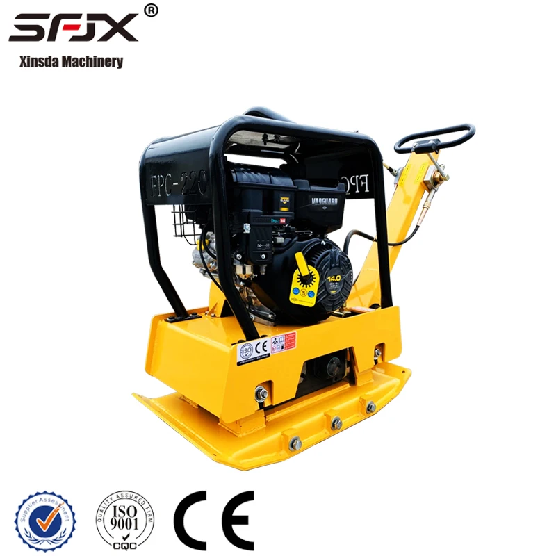 Factory Outlet Vibrating Plate Compactor Reversible Concrete Plate Compactor diesel Double-way Compactor