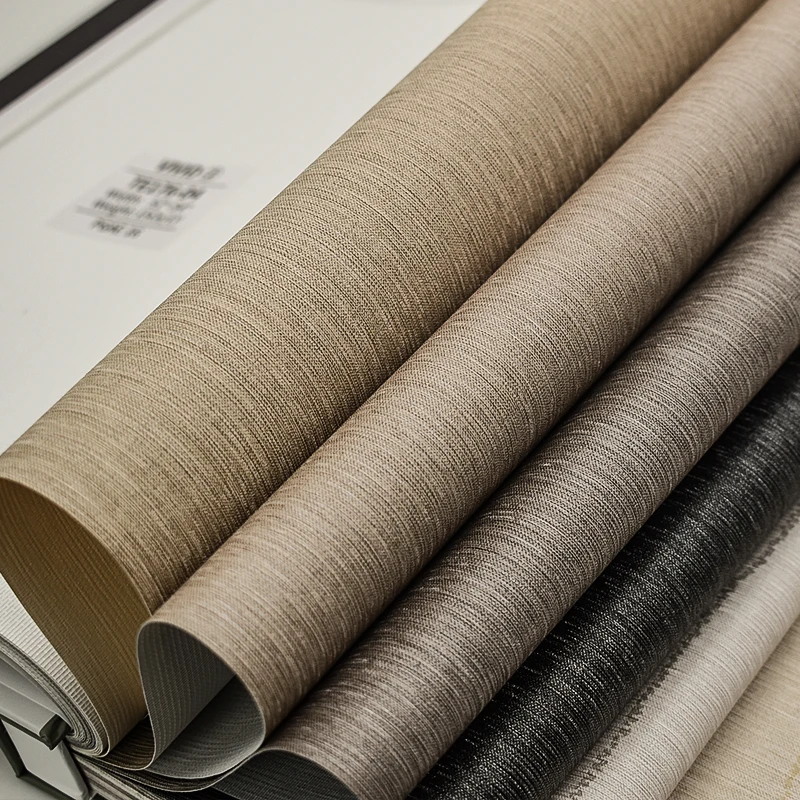 Free Sample Home Decorative Luxury Vinyl Wallcovering European Style PVC Wall Fabric Textured Wallpaper For Bedroom Hotel