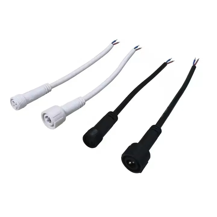 2P 3P 5P Female/Male 0.2M 0.3M 0.5M 1M Waterproof Power Cable Connector For String Light