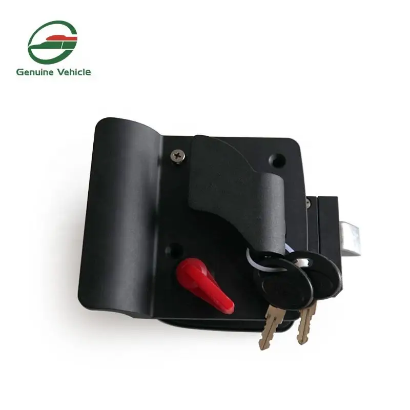 Genuine Vehicle Aluminum Alloy Lock Metal Parts Flush Mounted Rv Door Lock With Key