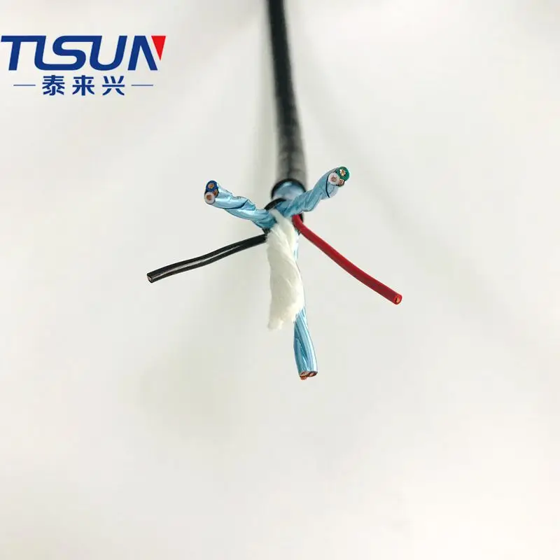 American Standard 2517 8x20AWG+D+AL special PVC Insulation Multicore Shielded Cable  Electronic Wire